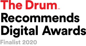 Drum Recommends finalist badge