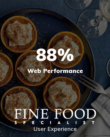 Fine food specialist User Experience case study