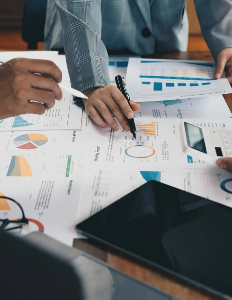 marketing strategy with team
